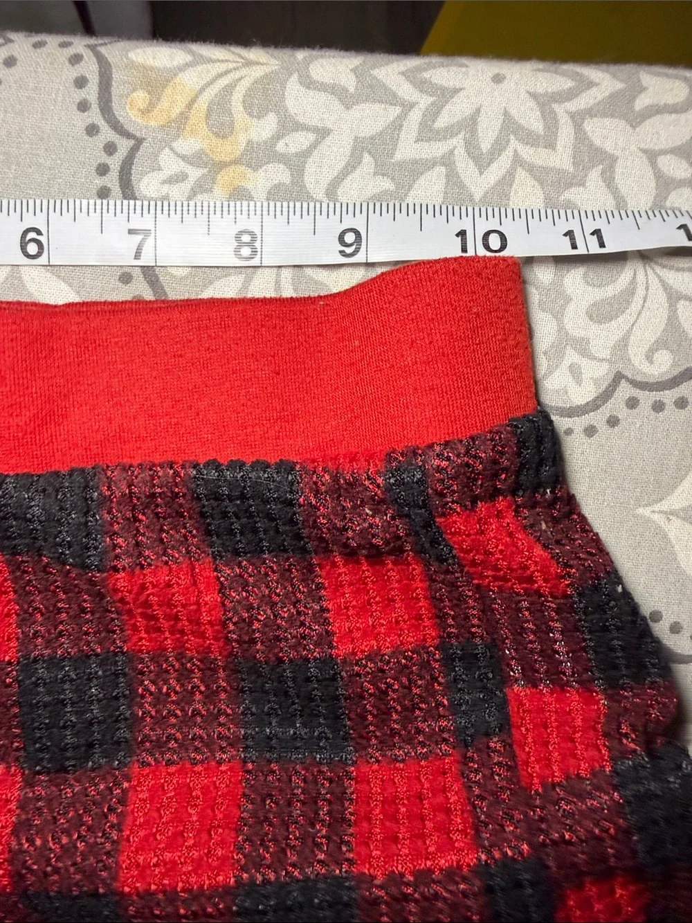 Lands' End Kids Plaid Pajama Set Size 8